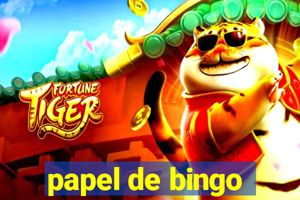 papel de bingo